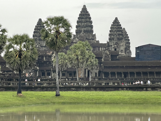 アンコールワット朝日