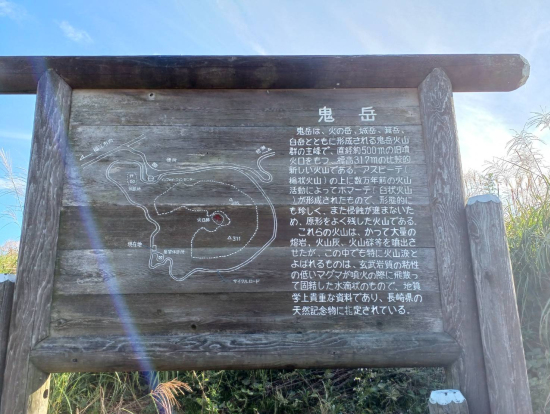 鬼岳看板