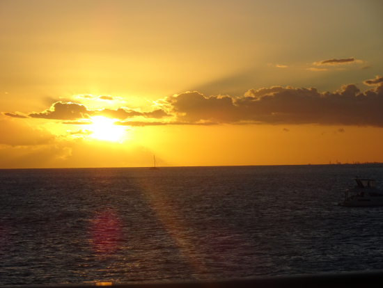 水平線とサンセット1