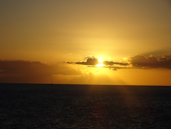 水平線とサンセット2