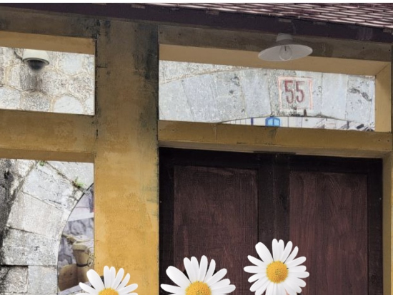 旧市街のフォトスポットにて