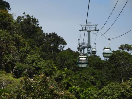 スカイレールは見晴らし良く最高です!