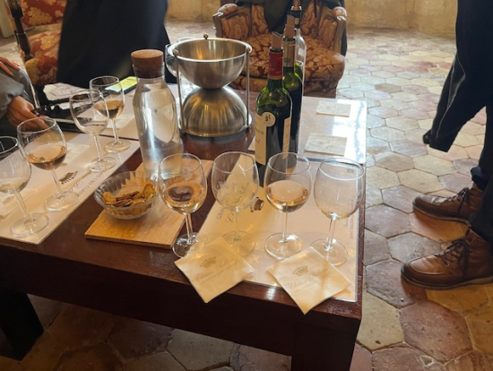 ワインの試飲