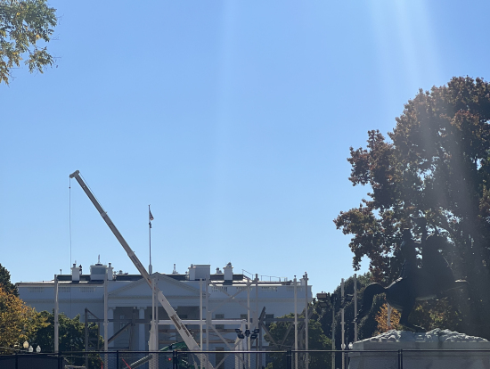 ホワイトハウス絶賛工事中