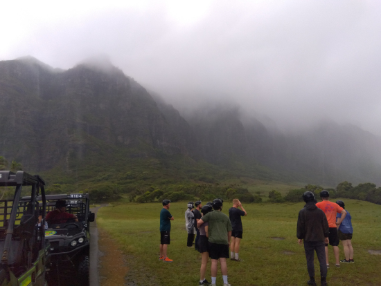 最初の撮影スポット