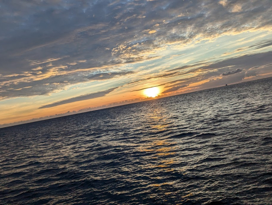 徐々に日が沈みます