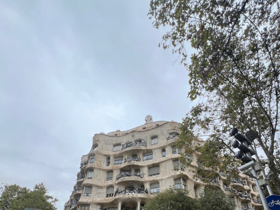 有機的なフォルムが特徴的な、ガウディの作品