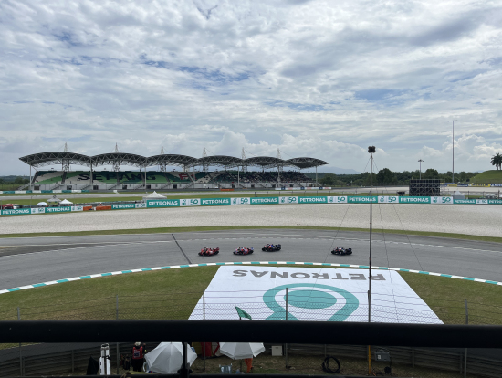 View from grand stand tower