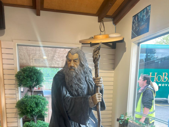 ガンダルフがお出迎えです