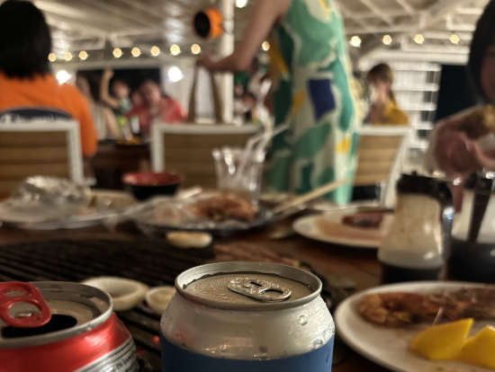 お酒も飲み放題はうれしい！