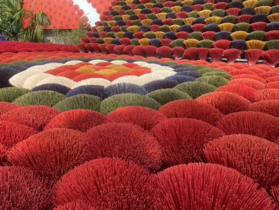 線香村での一枚