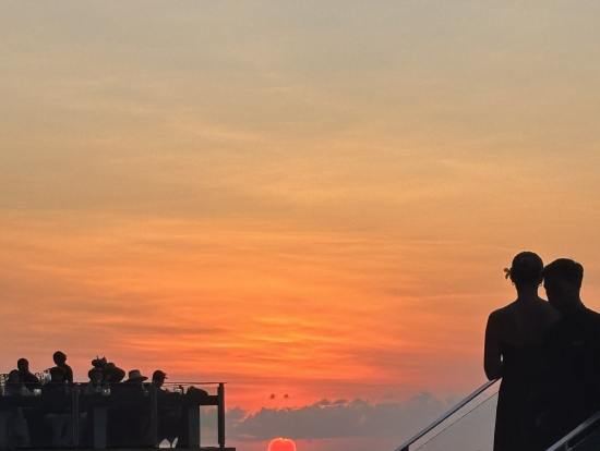 とても綺麗なサンセットでした